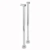 Sagittarius Pair of 0.75" Floor Mounted Standpipes with Handset Holder