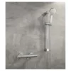 Sagittarius Sirio Exposed Thermostatic Shower Valve and Slide Rail Kit