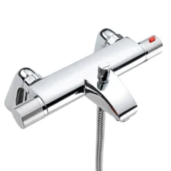 Sagittarius Venice Exposed Thermostatic Bath Shower Mixer with Integrated Bath Spout