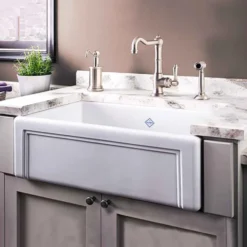 Shaws Original Entwistle Ceramic Single Bowl Butler Kitchen Sink - 760mm x 460mm
