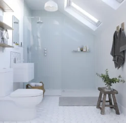 Showerwall Aqua Ice Laminate Bathroom Wall Panel