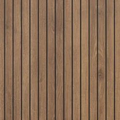 Showerwall Arcade Matt Walnut Laminate Ply Wood Proclick Bathroom Wall Panel - 2400 x 600mm