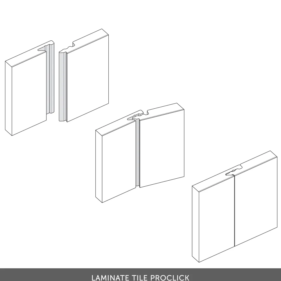 Showerwall Cement Herringbone Laminate Tile - 2400 x 600mm