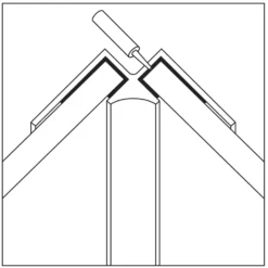 Showerwall Compact 3mm x 2450mm Trims
