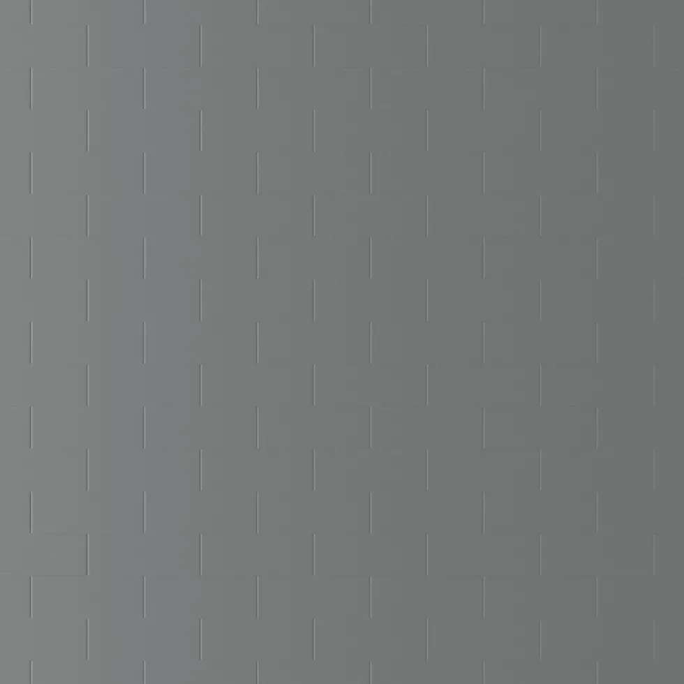 Showerwall Dove Grey 3mm Compact Tile Effect Bathroom Wall Panel - 1220 x 2440mm