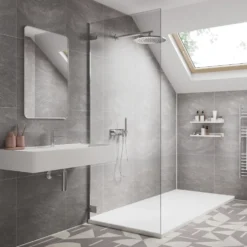 Showerwall Natural Slate Laminate Tile - 2400 x 600mm