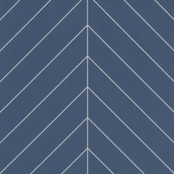 Showerwall Nordice Blue Satin Chevron Laminate Tile - 2400 x 600mm