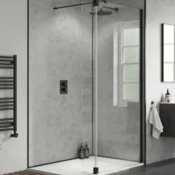Showerwall Pearl Grey Laminate Bathroom Wall Panel
