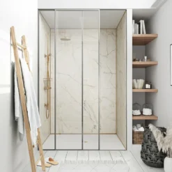 Showerwall Shell Marble Hydrocore Laminate Bathroom Wall Panel