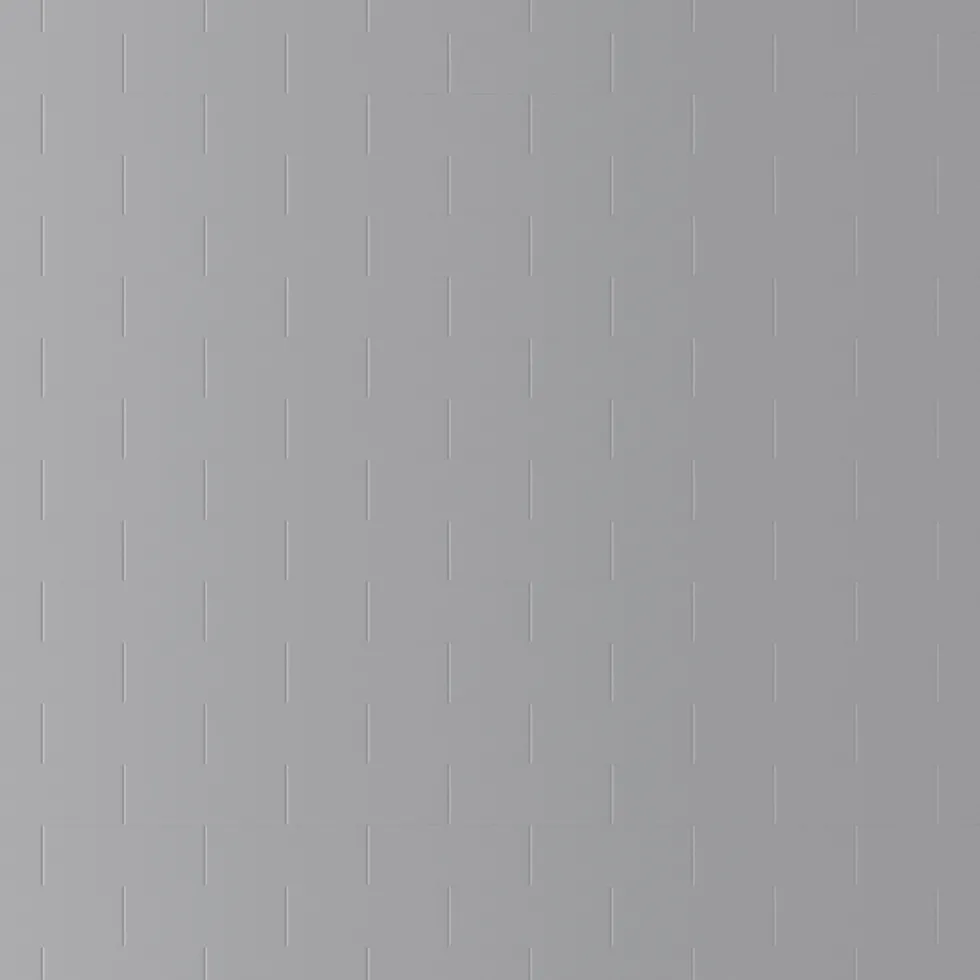 Showerwall Silver Grey 3mm Compact Tile Effect Bathroom Wall Panel - 1220 x 2440mm
