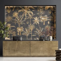 Showerwall Tropical Palm Acrylic Pack Bathroom Wall Panel