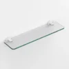 Sonia Tecno Project White Glass Shelf 500mm - White