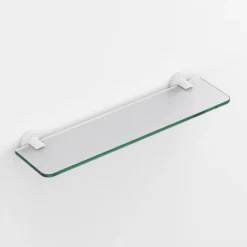 Sonia Tecno Project White Glass Shelf 500mm - White