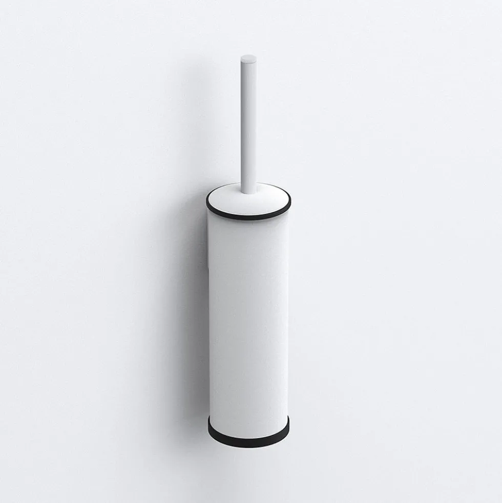 Sonia Tecno Project White Metal WC Brush Set - White