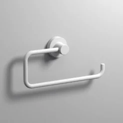 Sonia Tecno Project White Open Towel Ring - White