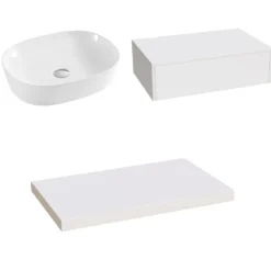 Sophia Basin Shelf, Drawer Unit & Countertop Basin - 3 sizes