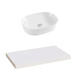 Sophia Basin Shelf with Countertop Basin - 3 sizes