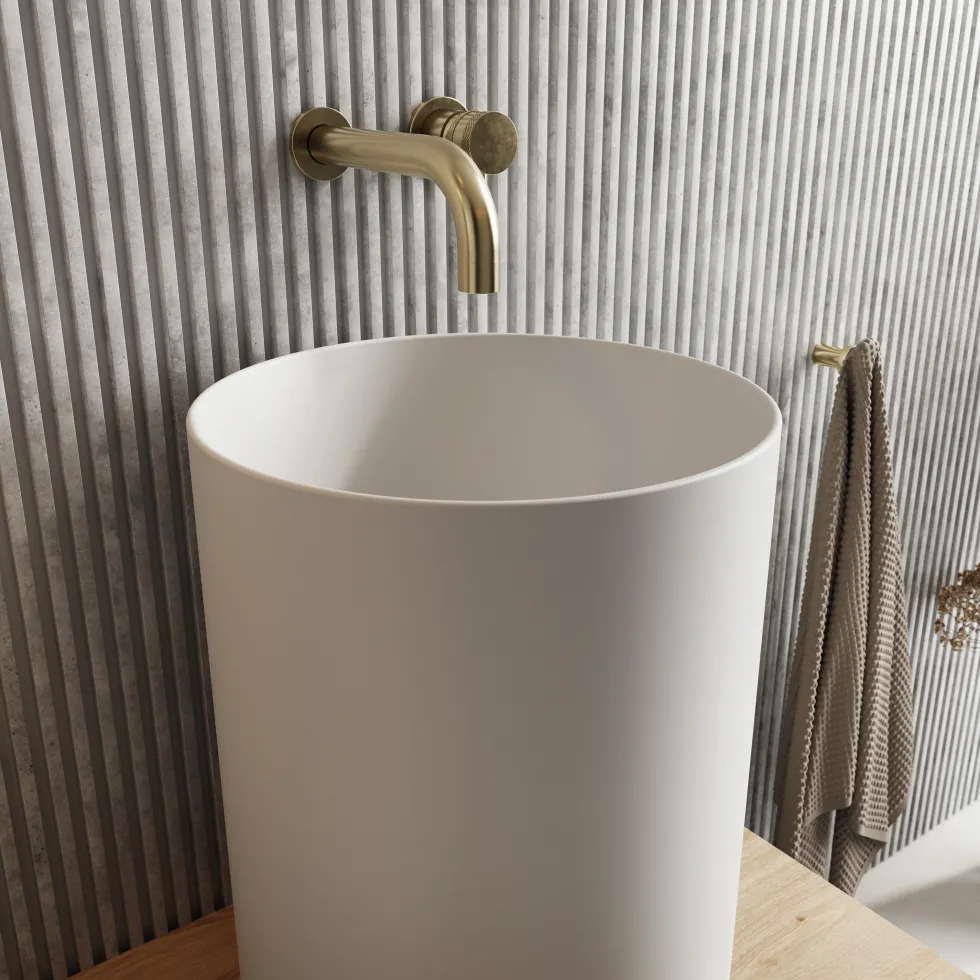 Sophia Tall Round Countertop Basin - 360mm