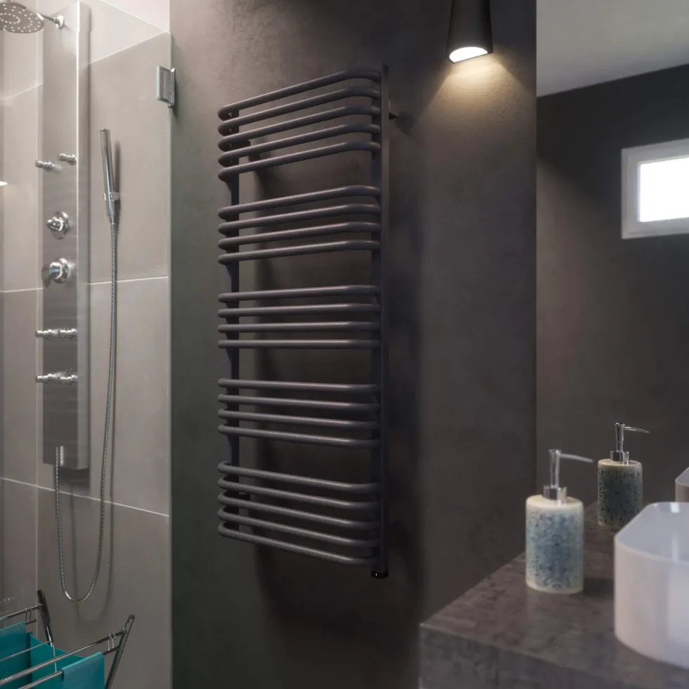 Terma Alex One Electric Heated Towel Rail with Heating Element