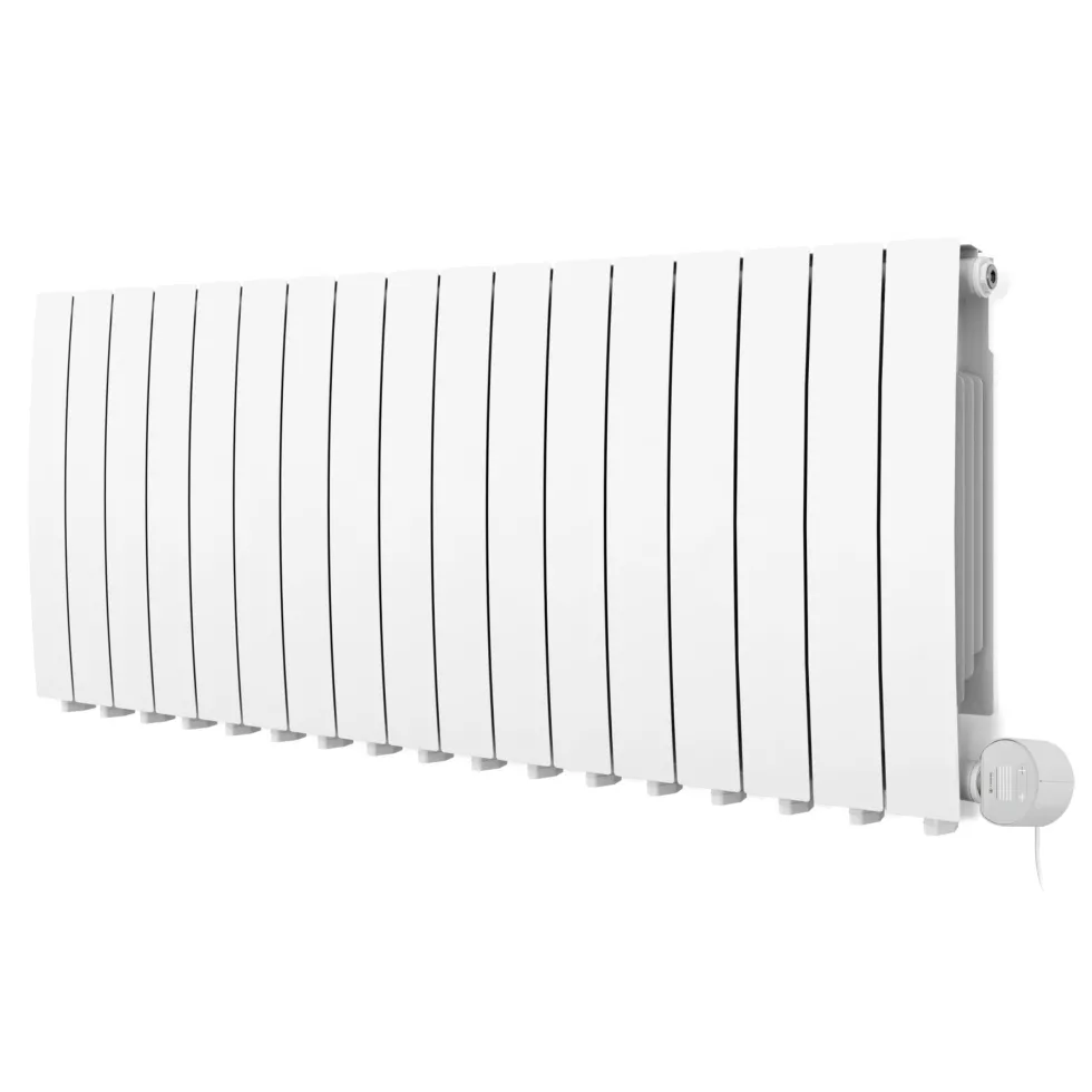 Terma Bergamo Electric Single Panel Horizontal Radiator with VEO Wi-Fi Controlled Heating Element