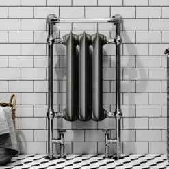 Terma Cast Iron Traditional Heated Towel Rail - 6 Colours