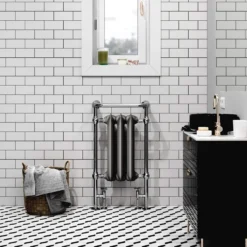 Terma Cast Iron Traditional Heated Towel Rail - 6 Colours