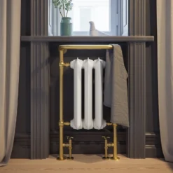 Terma Cast Iron Traditional Heated Towel Rail - 6 Colours