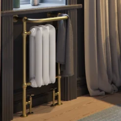 Terma Cast Iron Traditional Heated Towel Rail - 6 Colours