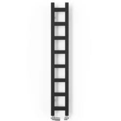 Terma Easy Matt Black Heated Towel Rail - 3 Sizes