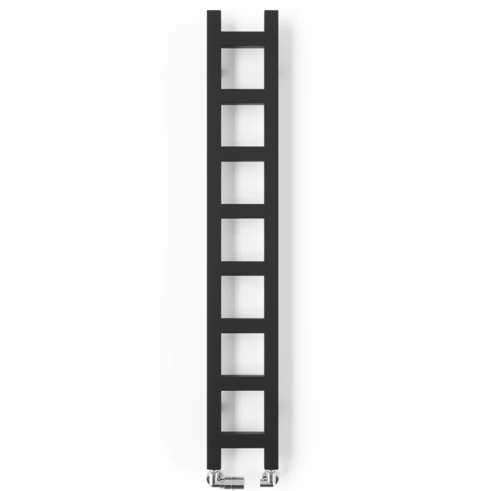Terma Easy Matt Black Heated Towel Rail - 3 Sizes