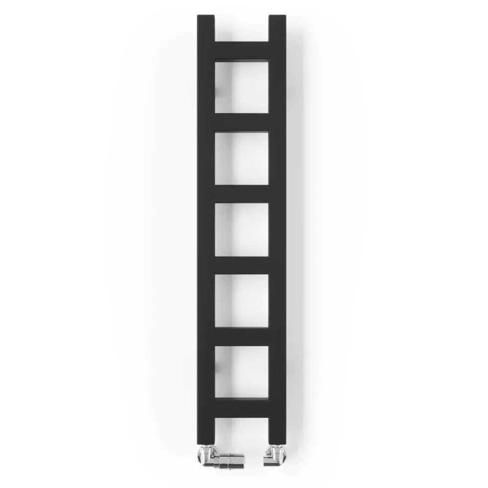 Terma Easy Matt Black Heated Towel Rail - 3 Sizes