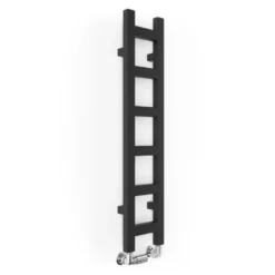 Terma Easy Matt Black Heated Towel Rail - 3 Sizes
