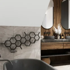 Terma Hex Steel Designer Horizontal Radiator - 502 x 1126mm