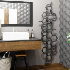 Terma Hex Steel Designer Vertical Radiator