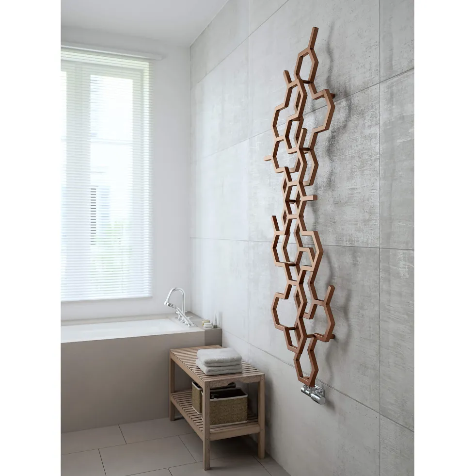 Terma Hex Steel Designer Vertical Radiator