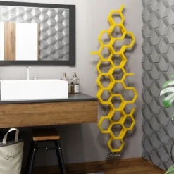 Terma Hex Steel Designer Vertical Radiator