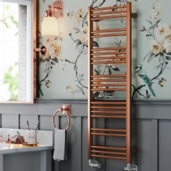 Terma Jade Curved Heated Towel Rail - True Copper - 2 Sizes