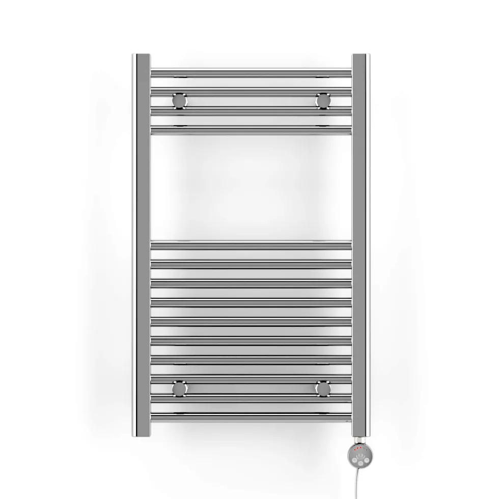 Terma Leo Chrome Electric Heated Towel Rail with Heating Element