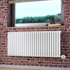 Terma Nemo Electric Horizontal Radiator with Heating Element - 530 x 1185mm - 3 Colours