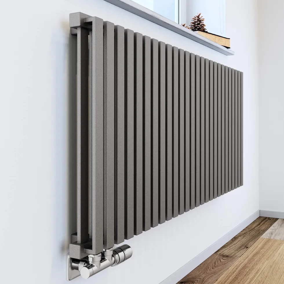 Terma Nemo Horizontal Double Panel Metallic Stone Radiator - 3 Sizes