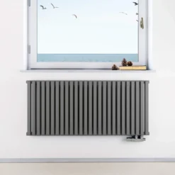 Terma Nemo Horizontal Double Panel Metallic Stone Radiator - 3 Sizes