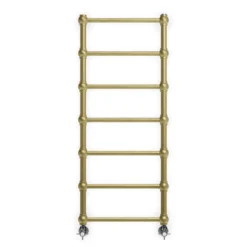 Terma Retro Designer Brushed Brass Heated Towel Rail
