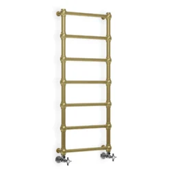 Terma Retro Designer Brushed Brass Heated Towel Rail