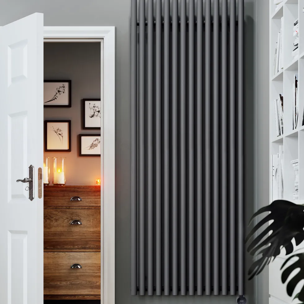 Terma Rolo Room E Single Panel 2000 x 755mm Electric Radiator with 2000W Wi-Fi Controlled VEO Heating Element