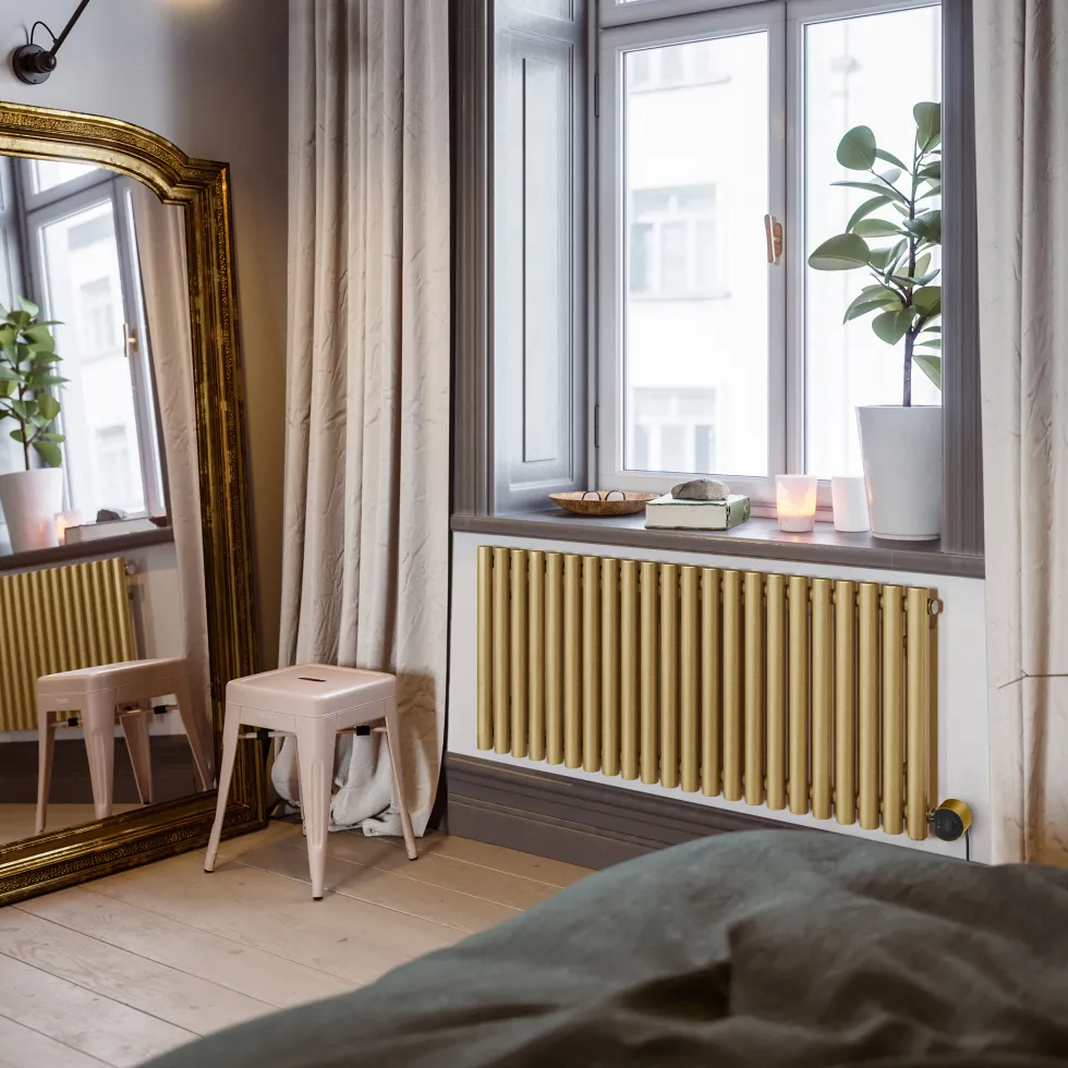 Terma Rolo Room E Single Panel 580 x 1195mm Electric Radiator with 1000W Wi-Fi Controlled VEO Heating Element