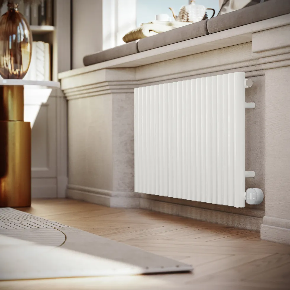 Terma Rolo Room E Single Panel 580 x 1195mm Electric Radiator with 1000W Wi-Fi Controlled VEO Heating Element