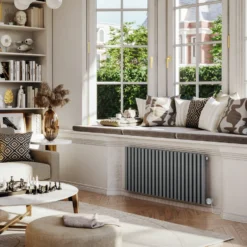 Terma Rolo Room E Single Panel 580 x 1195mm Electric Radiator with 1000W Wi-Fi Controlled VEO Heating Element