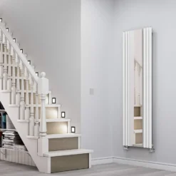 Terma Rolo Vertical Single Panel Mirror Radiator - 1800 x 590mm - 7 Colours