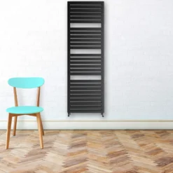 Terma Salisbury Black Heated Towel Rail