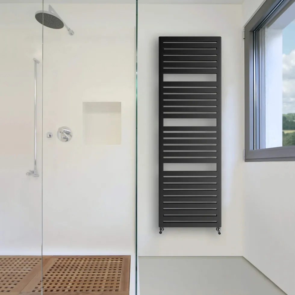 Terma Salisbury Black Heated Towel Rail